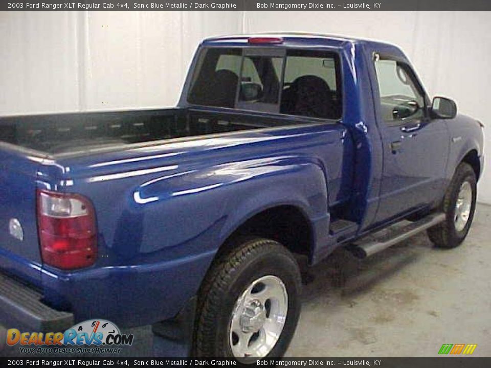 2003 Ford Ranger XLT Regular Cab 4x4 Sonic Blue Metallic / Dark Graphite Photo #19