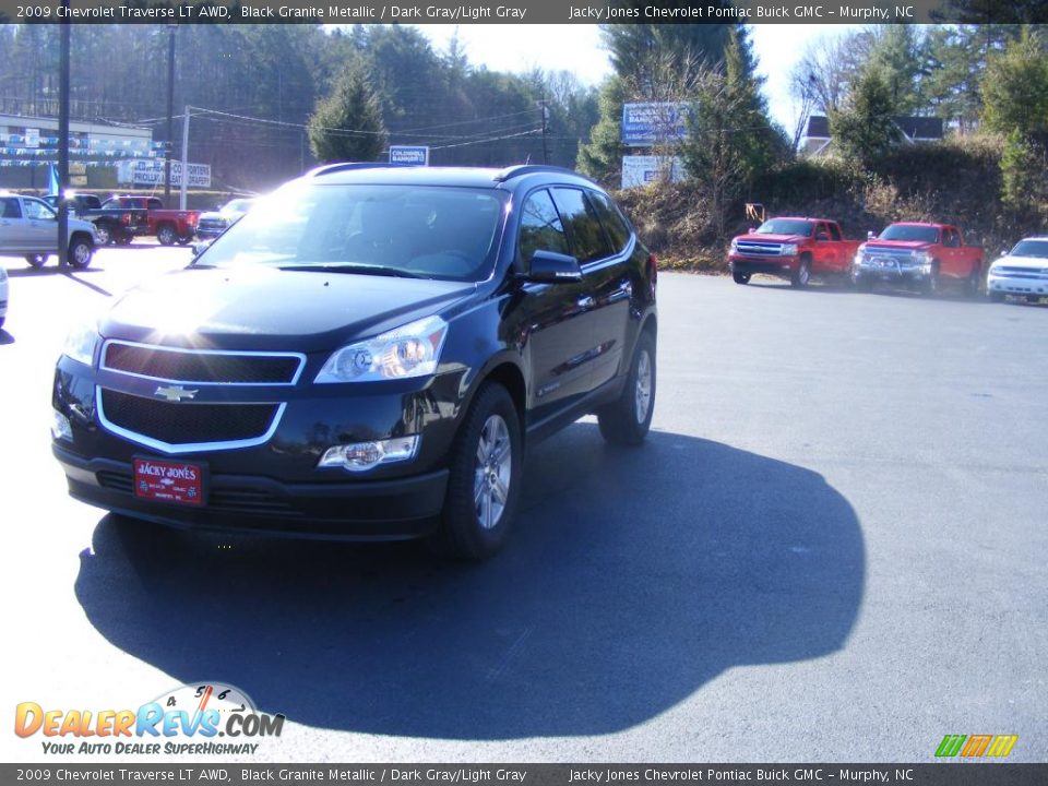 2009 Chevrolet Traverse LT AWD Black Granite Metallic / Dark Gray/Light Gray Photo #18