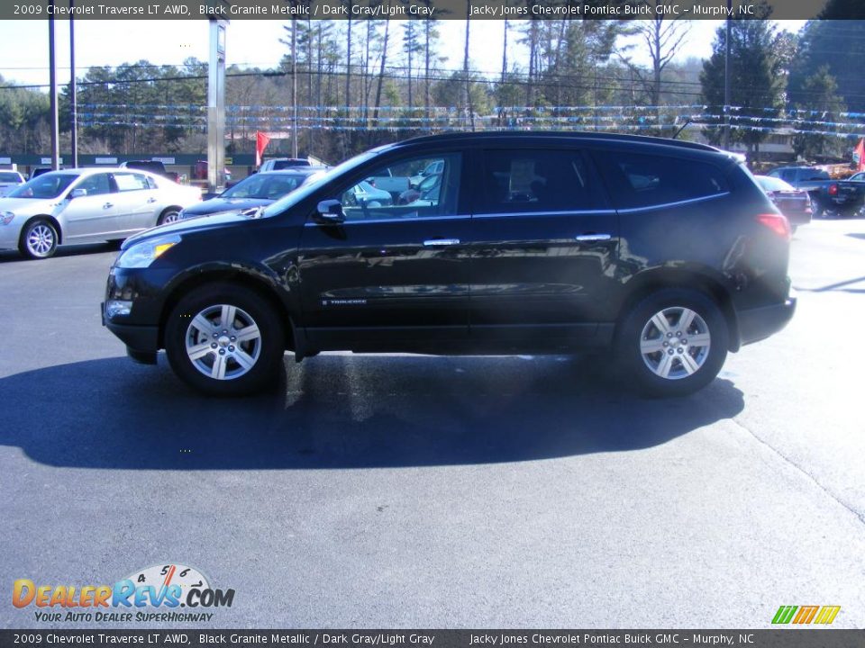 2009 Chevrolet Traverse LT AWD Black Granite Metallic / Dark Gray/Light Gray Photo #19