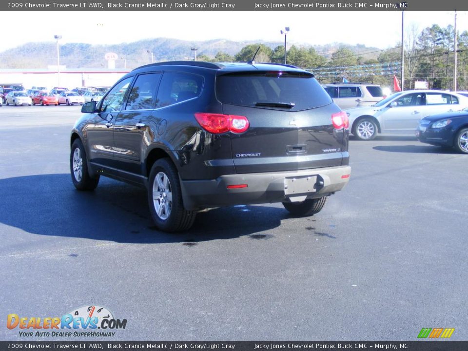 2009 Chevrolet Traverse LT AWD Black Granite Metallic / Dark Gray/Light Gray Photo #20