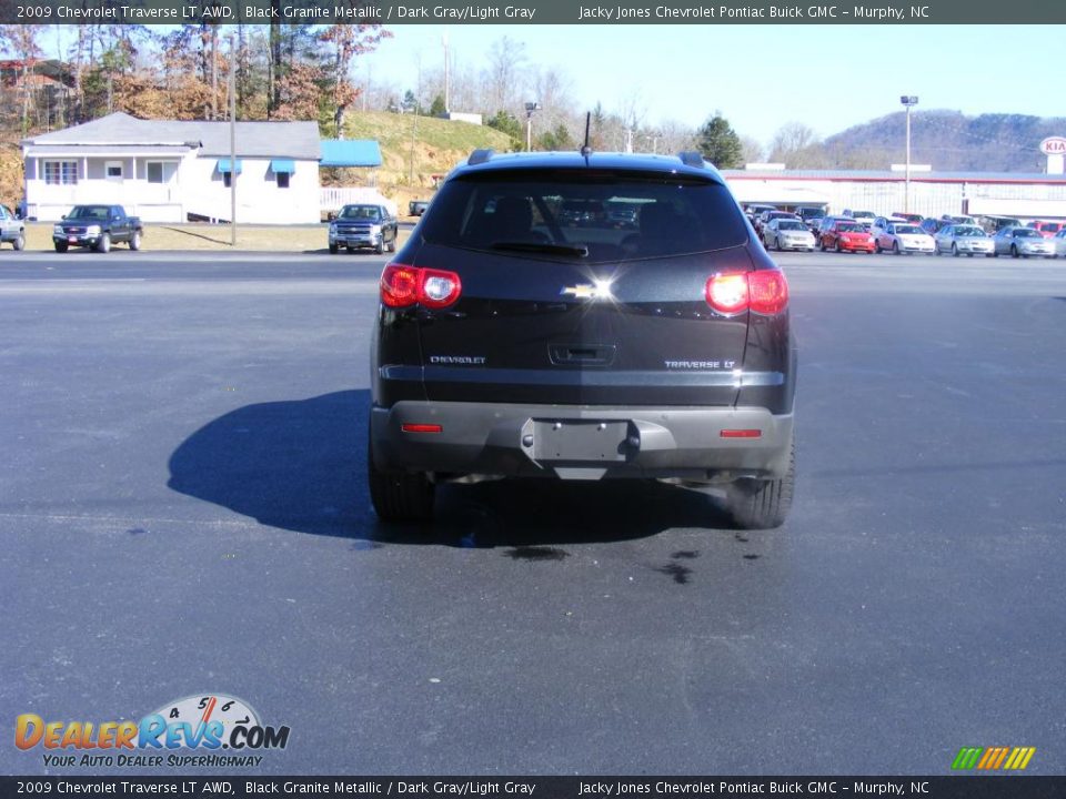 2009 Chevrolet Traverse LT AWD Black Granite Metallic / Dark Gray/Light Gray Photo #21