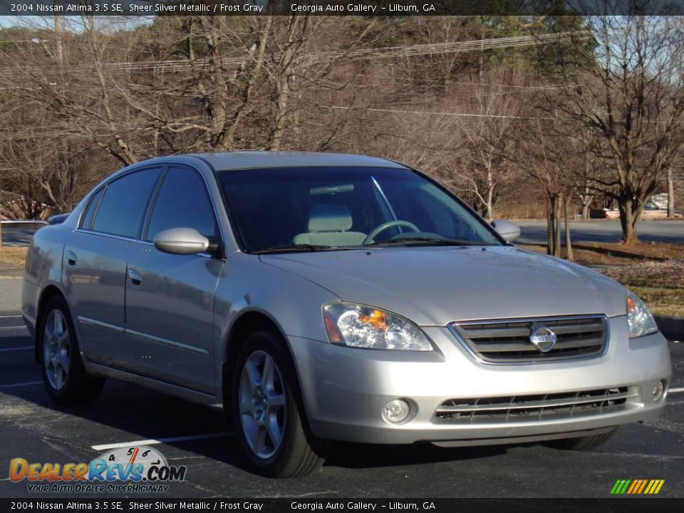 2004 Nissan Altima 3.5 SE Sheer Silver Metallic / Frost Gray Photo #1