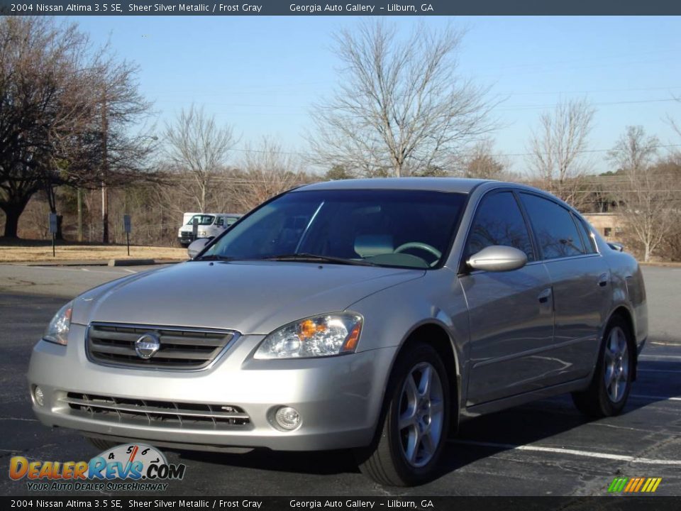 2004 Nissan Altima 3.5 SE Sheer Silver Metallic / Frost Gray Photo #2