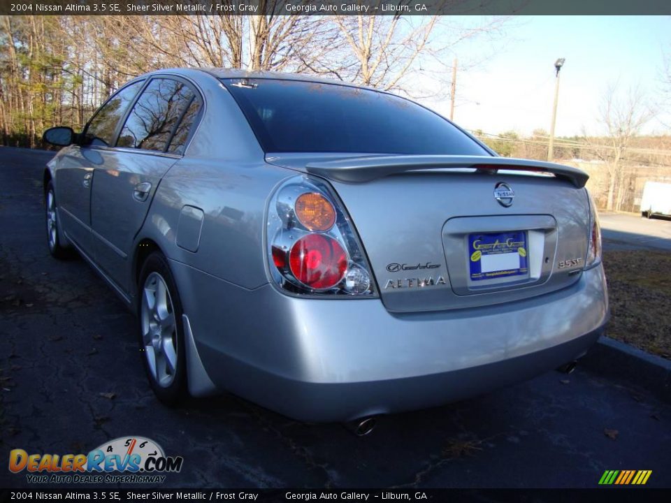 2004 Nissan Altima 3.5 SE Sheer Silver Metallic / Frost Gray Photo #3