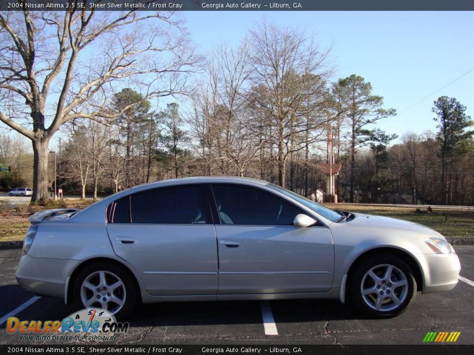 2004 Nissan Altima 3.5 SE Sheer Silver Metallic / Frost Gray Photo #5