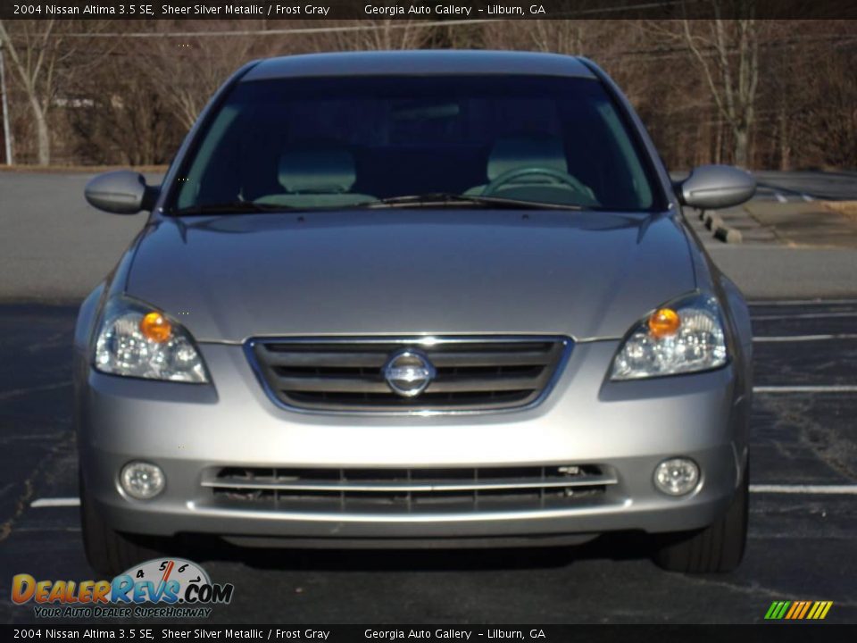 2004 Nissan Altima 3.5 SE Sheer Silver Metallic / Frost Gray Photo #7