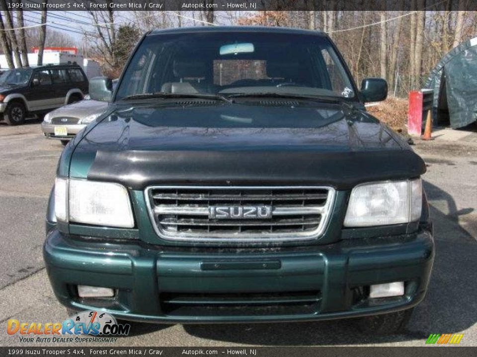 1999 Isuzu Trooper S 4x4 Forest Green Mica / Gray Photo #1