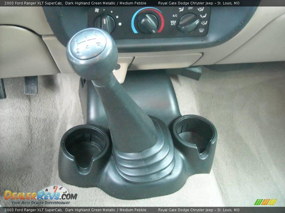 2003 Ford Ranger XLT SuperCab Dark Highland Green Metallic / Medium Pebble Photo #14