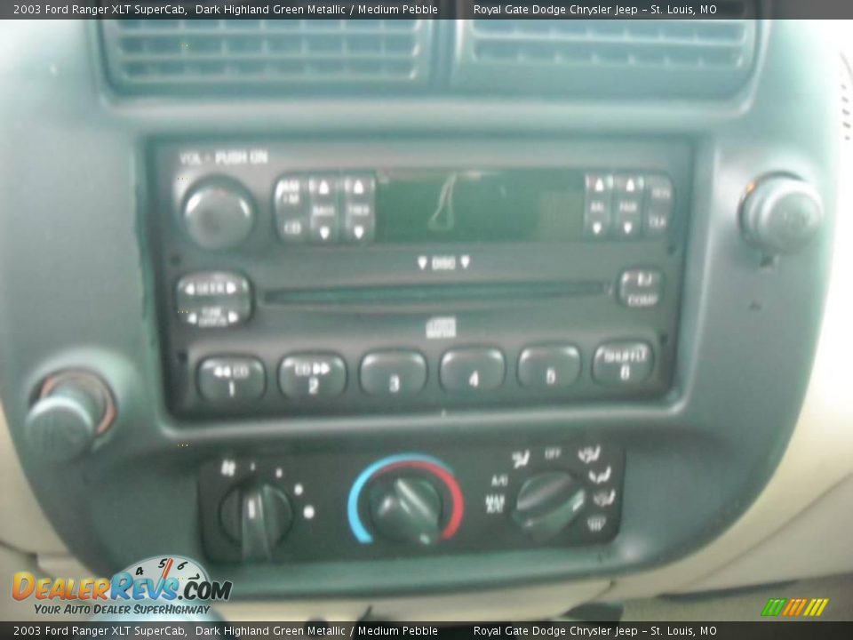 2003 Ford Ranger XLT SuperCab Dark Highland Green Metallic / Medium Pebble Photo #15