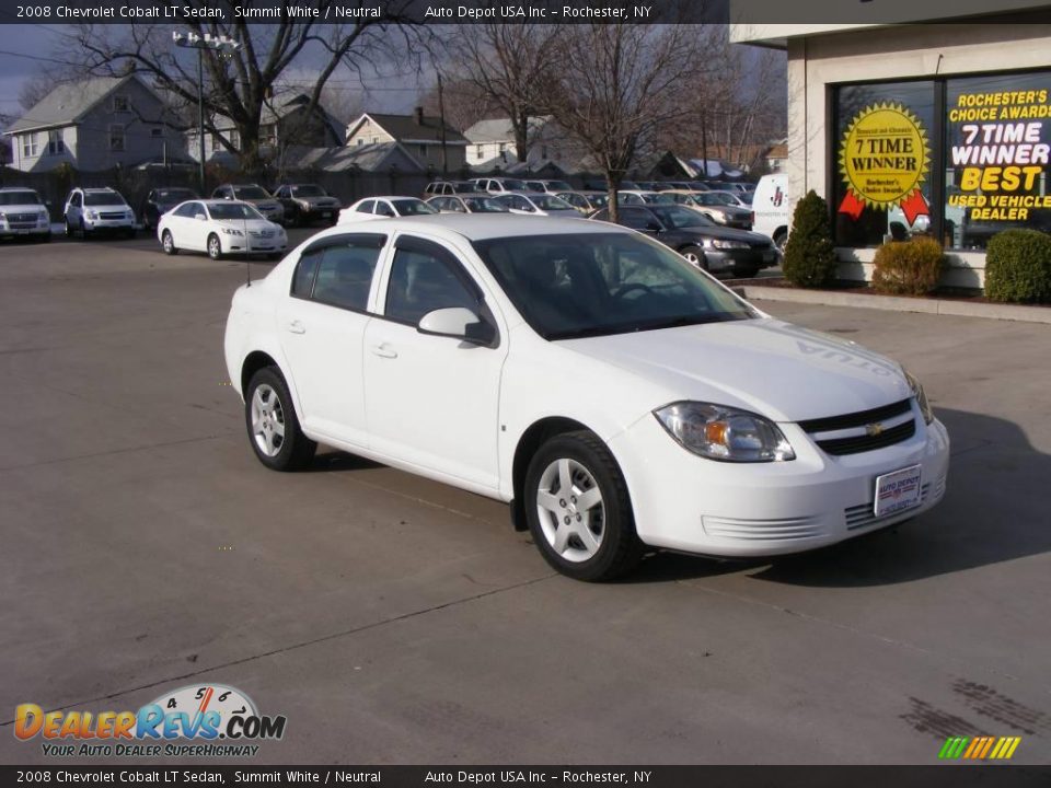 2008 Chevrolet Cobalt LT Sedan Summit White / Neutral Photo #2