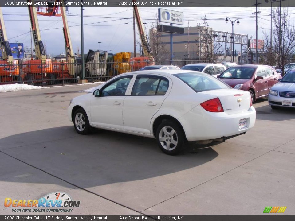 2008 Chevrolet Cobalt LT Sedan Summit White / Neutral Photo #6