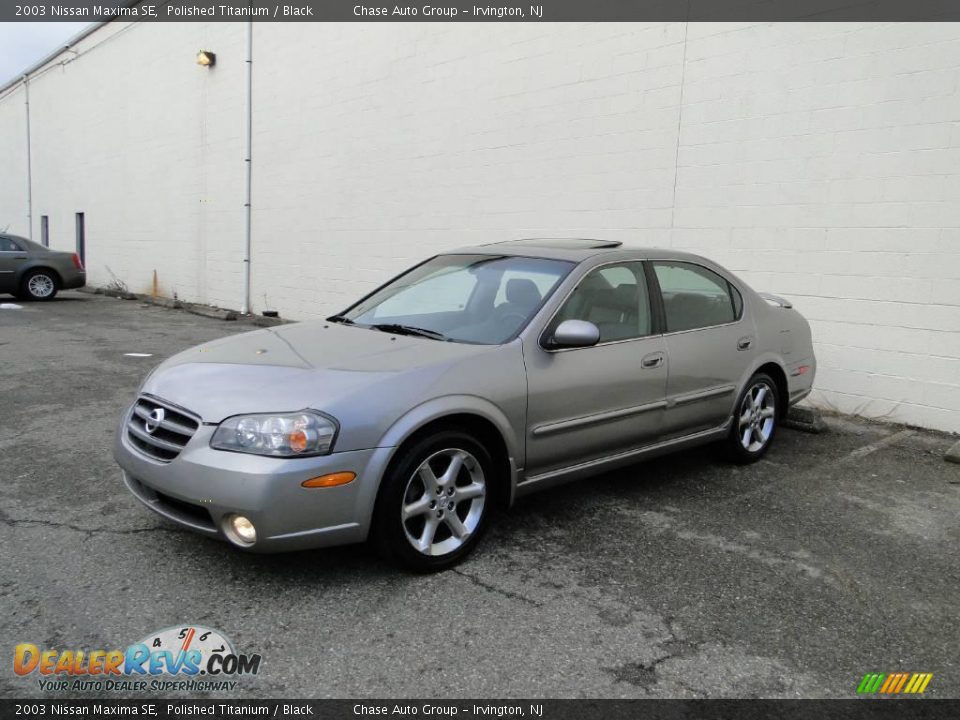 2003 Nissan Maxima SE Polished Titanium / Black Photo #5