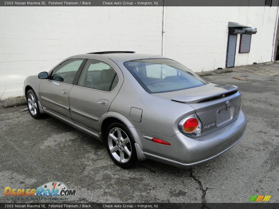 2003 Nissan Maxima SE Polished Titanium / Black Photo #7