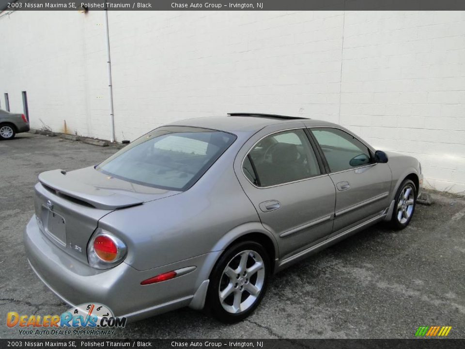 2003 Nissan Maxima SE Polished Titanium / Black Photo #8