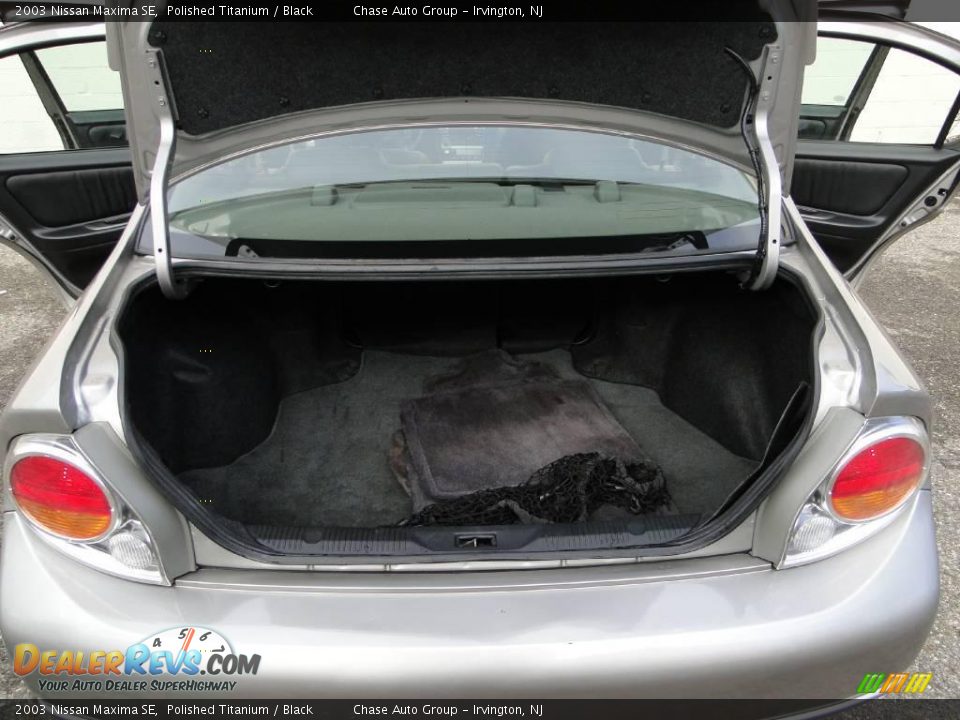 2003 Nissan Maxima SE Polished Titanium / Black Photo #34