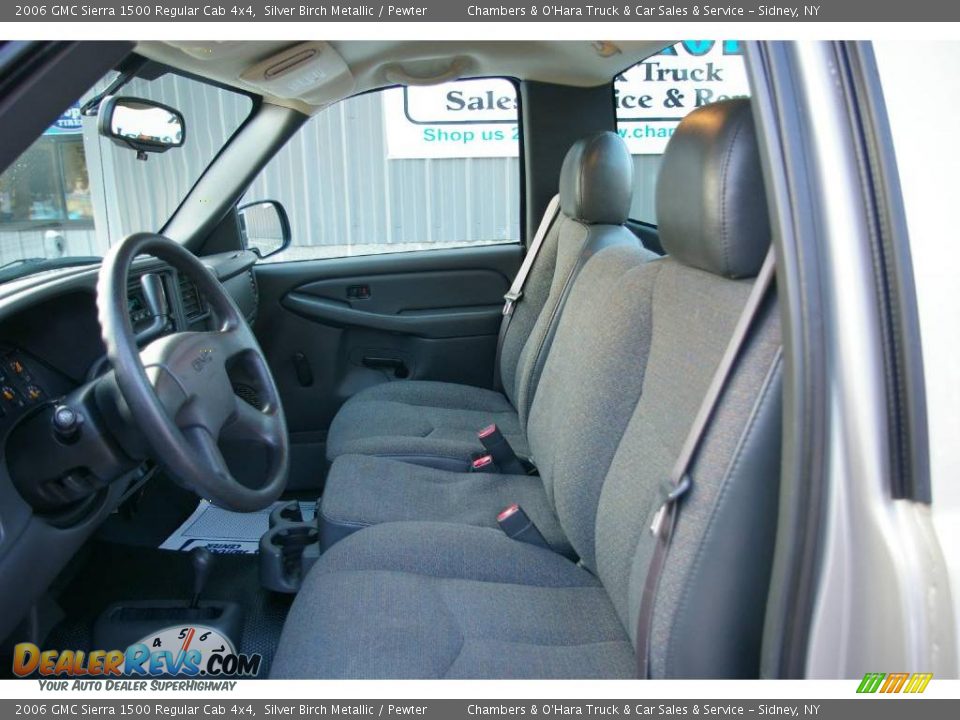 2006 GMC Sierra 1500 Regular Cab 4x4 Silver Birch Metallic / Pewter Photo #3