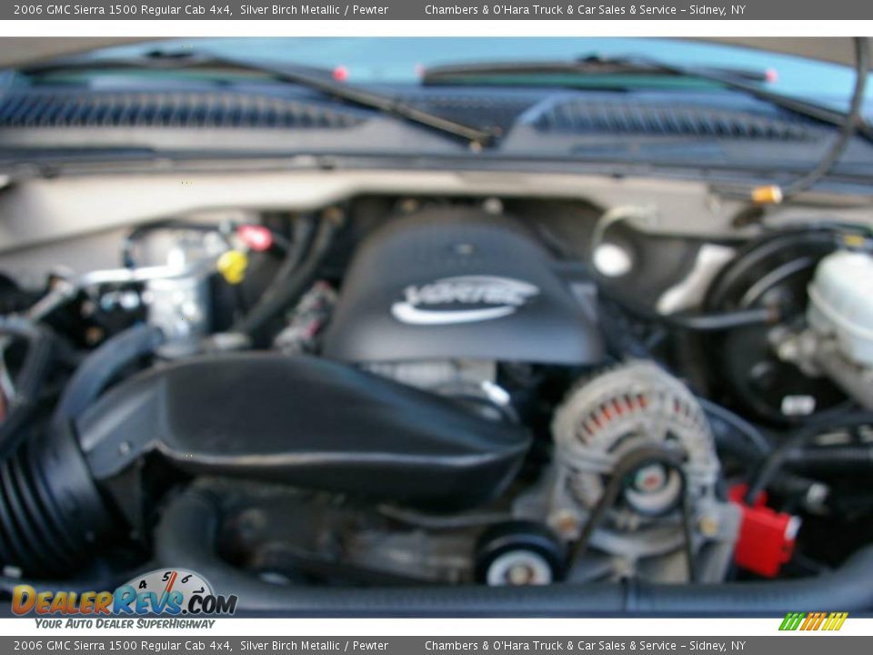 2006 GMC Sierra 1500 Regular Cab 4x4 Silver Birch Metallic / Pewter Photo #11