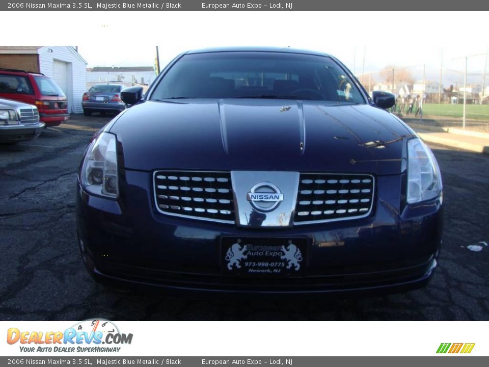 2006 Nissan Maxima 3.5 SL Majestic Blue Metallic / Black Photo #5
