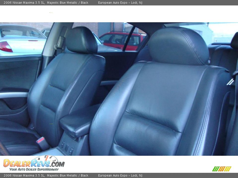 2006 Nissan Maxima 3.5 SL Majestic Blue Metallic / Black Photo #7