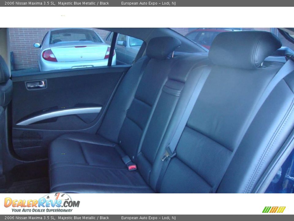 2006 Nissan Maxima 3.5 SL Majestic Blue Metallic / Black Photo #9