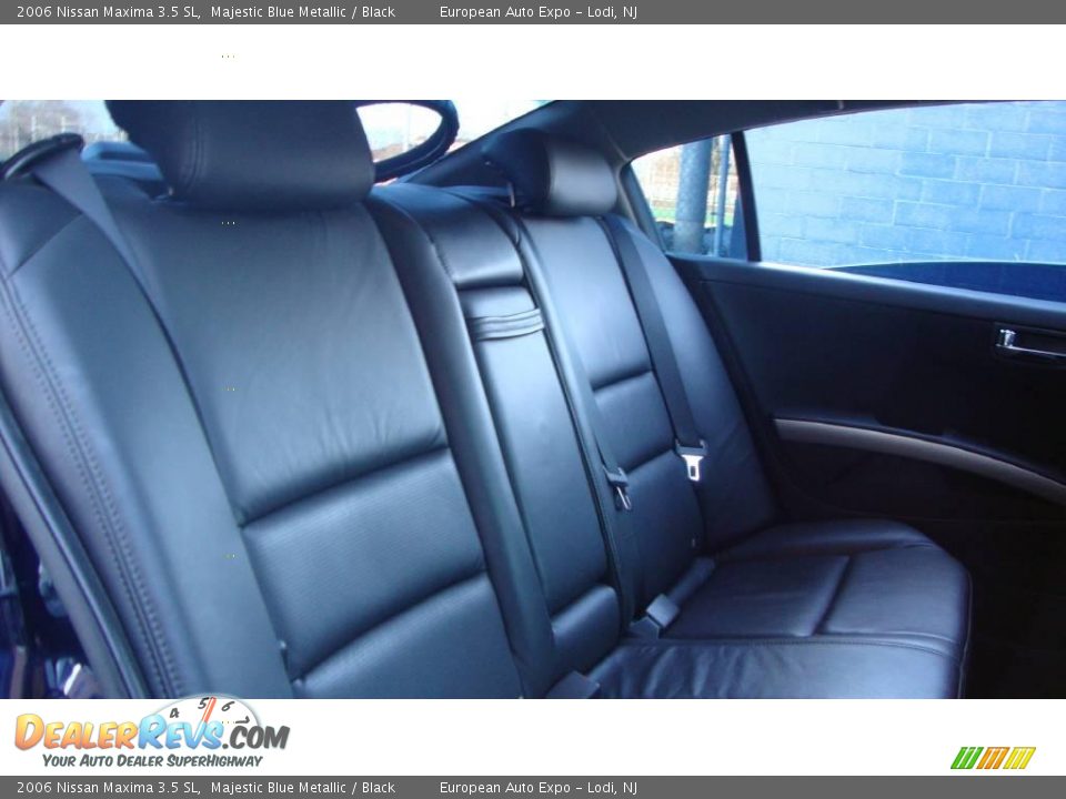2006 Nissan Maxima 3.5 SL Majestic Blue Metallic / Black Photo #11