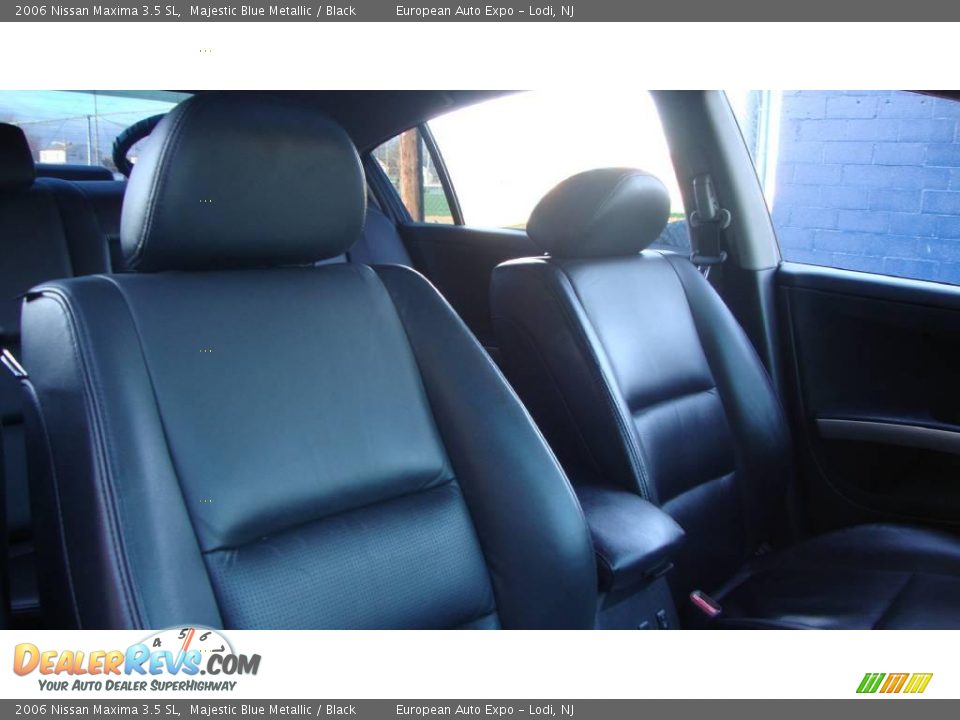 2006 Nissan Maxima 3.5 SL Majestic Blue Metallic / Black Photo #13