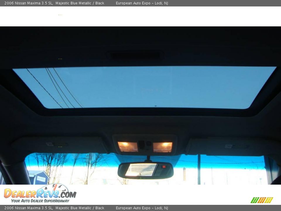 2006 Nissan Maxima 3.5 SL Majestic Blue Metallic / Black Photo #15