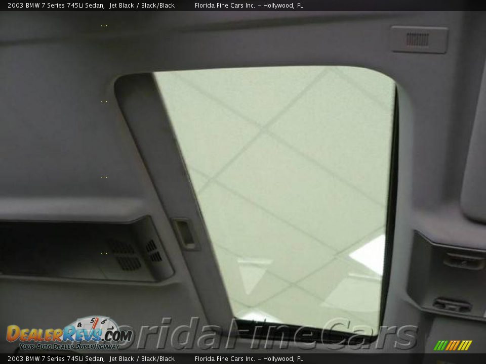 2003 BMW 7 Series 745Li Sedan Jet Black / Black/Black Photo #18