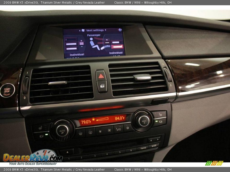 2009 BMW X5 xDrive30i Titanium Silver Metallic / Grey Nevada Leather Photo #20