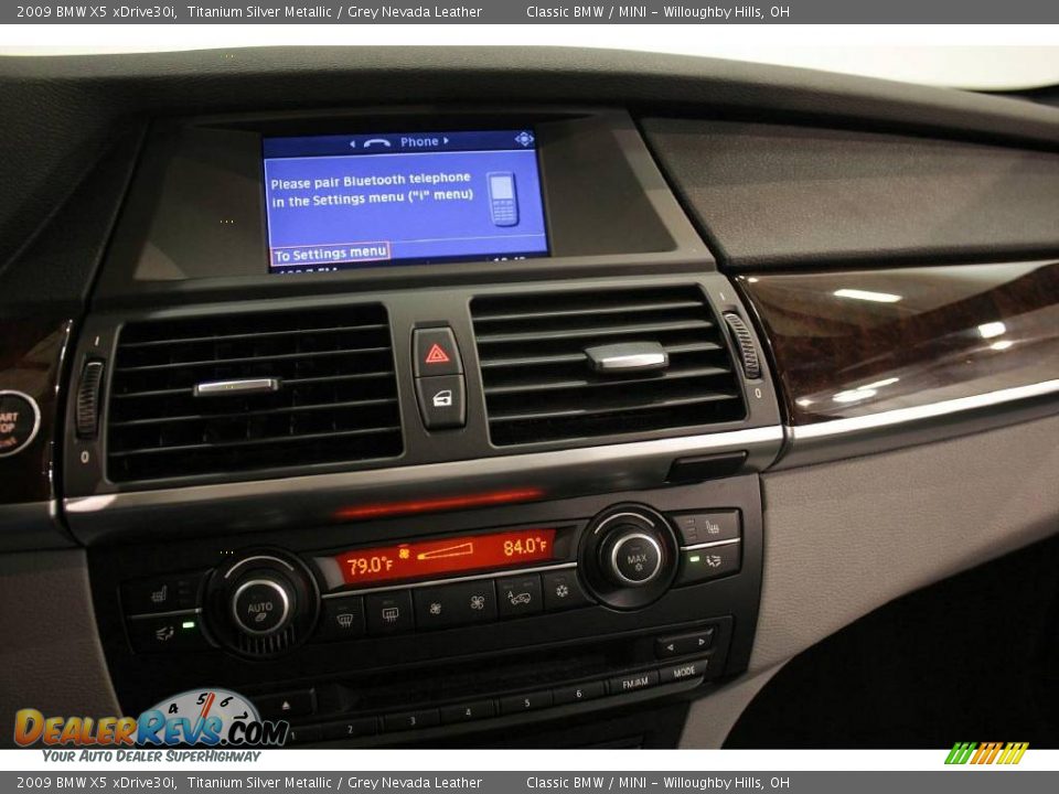 2009 BMW X5 xDrive30i Titanium Silver Metallic / Grey Nevada Leather Photo #21