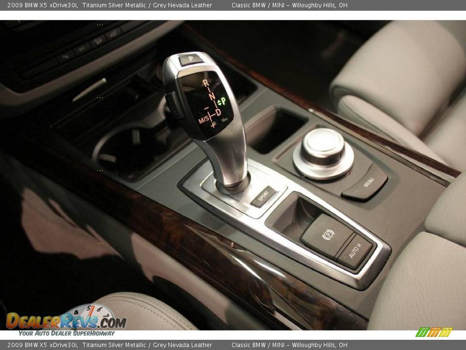 2009 BMW X5 xDrive30i Titanium Silver Metallic / Grey Nevada Leather Photo #23