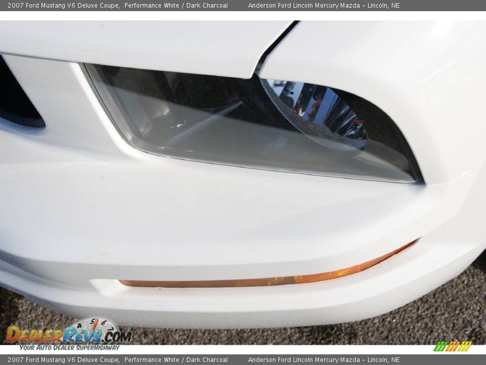 2007 Ford Mustang V6 Deluxe Coupe Performance White / Dark Charcoal Photo #16