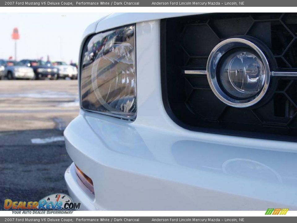 2007 Ford Mustang V6 Deluxe Coupe Performance White / Dark Charcoal Photo #19