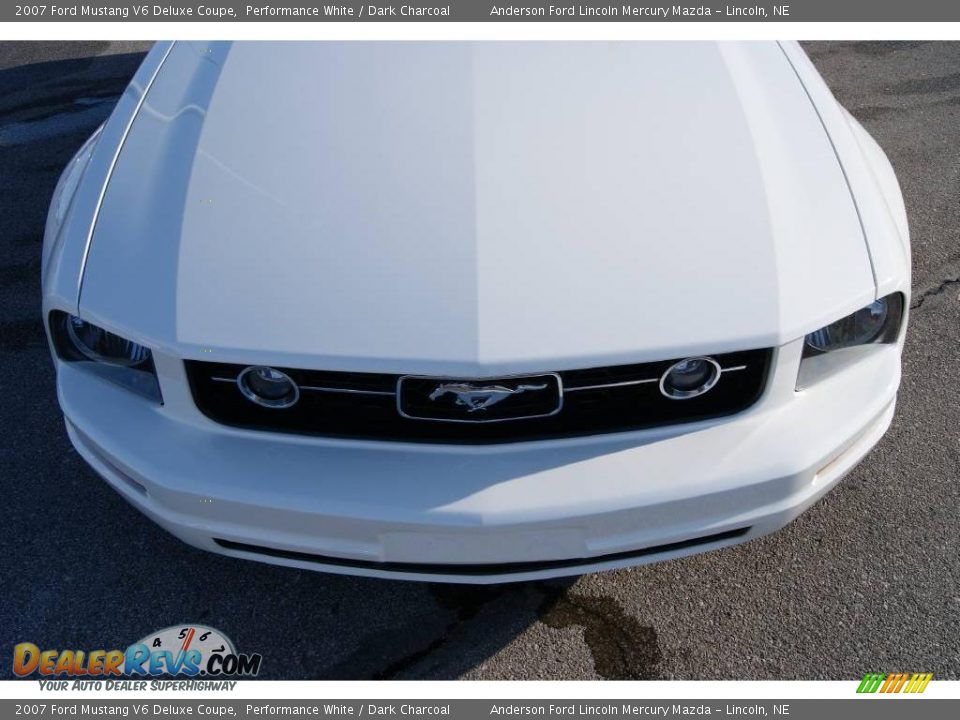 2007 Ford Mustang V6 Deluxe Coupe Performance White / Dark Charcoal Photo #20