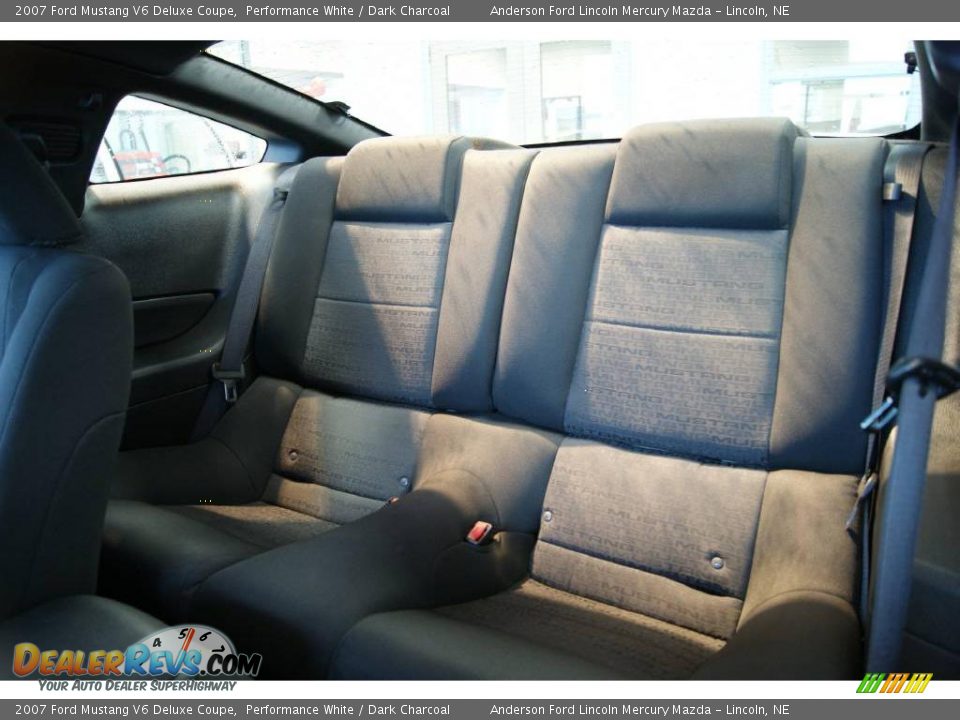 2007 Ford Mustang V6 Deluxe Coupe Performance White / Dark Charcoal Photo #36