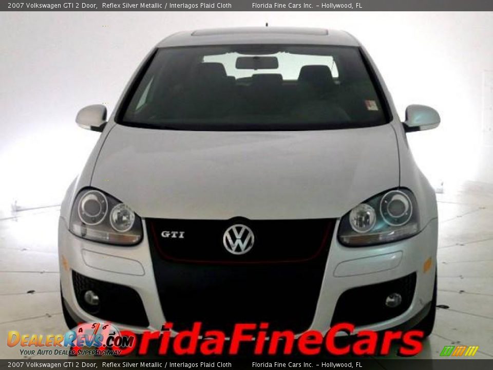 2007 Volkswagen GTI 2 Door Reflex Silver Metallic / Interlagos Plaid Cloth Photo #5