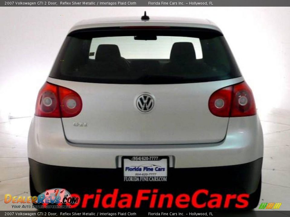 2007 Volkswagen GTI 2 Door Reflex Silver Metallic / Interlagos Plaid Cloth Photo #6