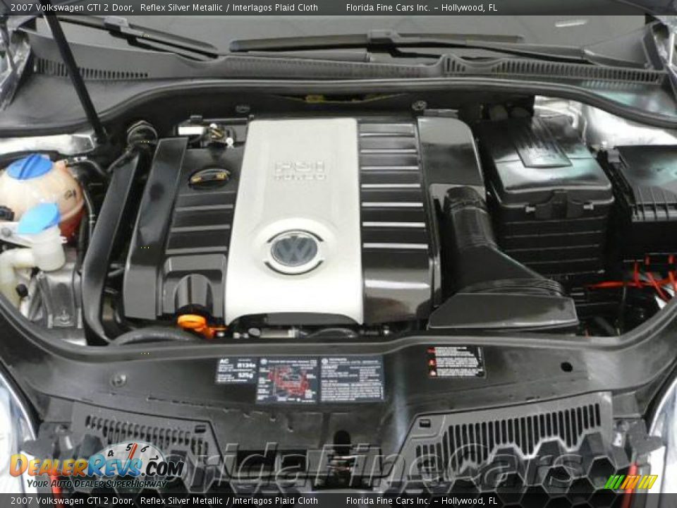 2007 Volkswagen GTI 2 Door Reflex Silver Metallic / Interlagos Plaid Cloth Photo #9
