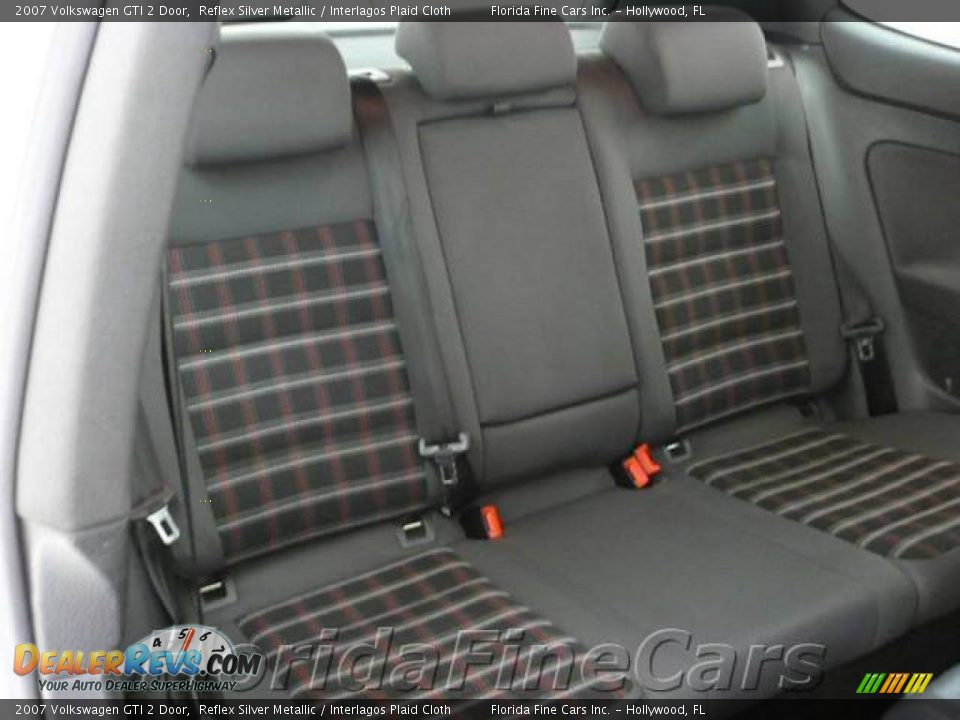2007 Volkswagen GTI 2 Door Reflex Silver Metallic / Interlagos Plaid Cloth Photo #13