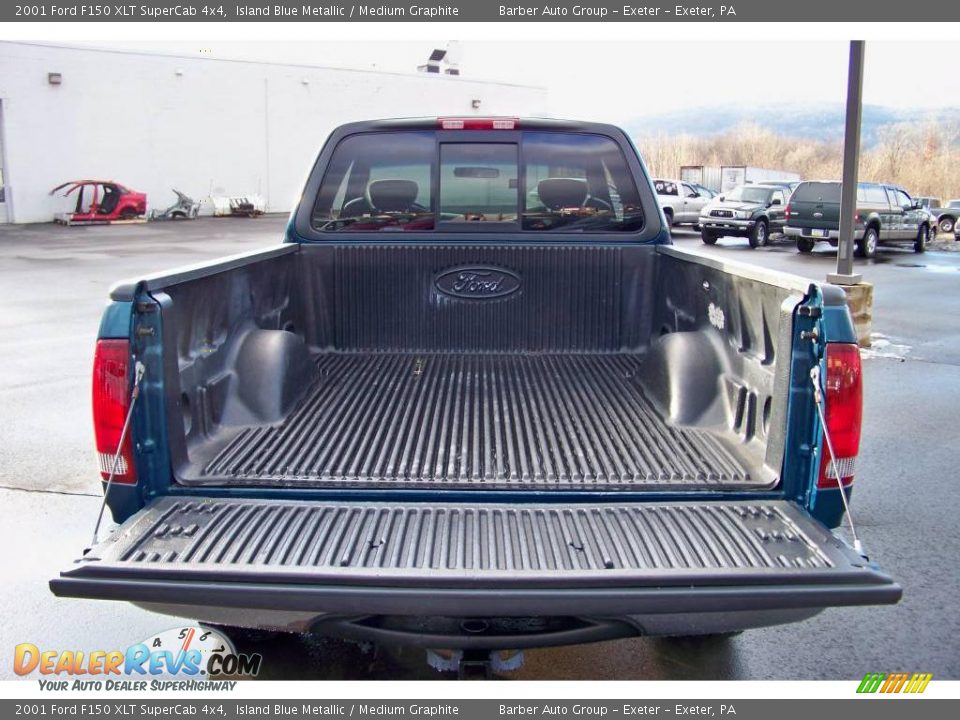 2001 Ford F150 XLT SuperCab 4x4 Island Blue Metallic / Medium Graphite Photo #19