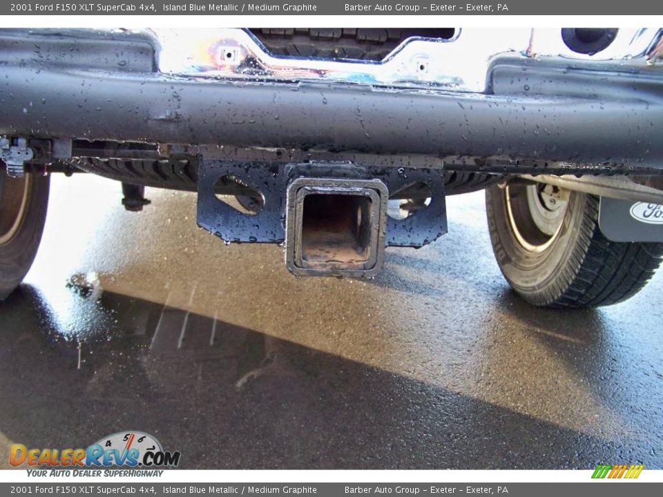 2001 Ford F150 XLT SuperCab 4x4 Island Blue Metallic / Medium Graphite Photo #20