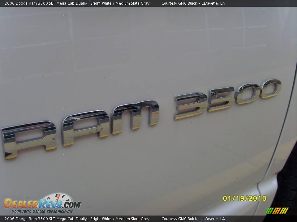 2006 Dodge Ram 3500 SLT Mega Cab Dually Bright White / Medium Slate Gray Photo #7