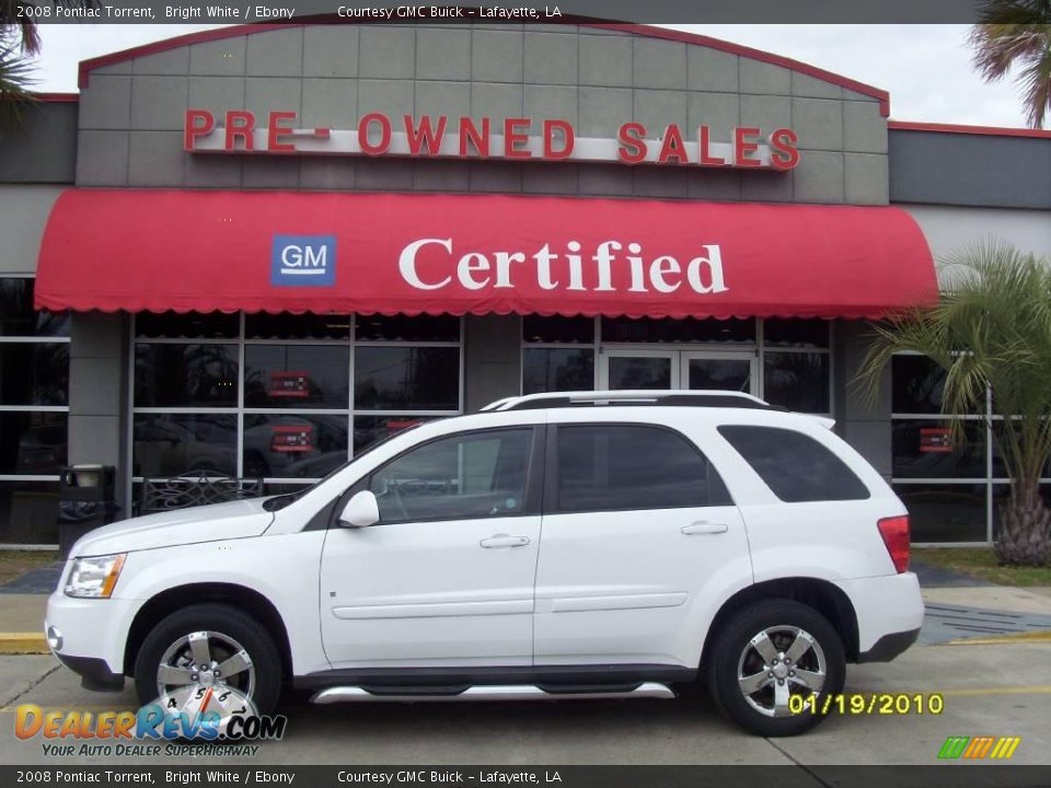 2008 Pontiac Torrent Bright White / Ebony Photo #1