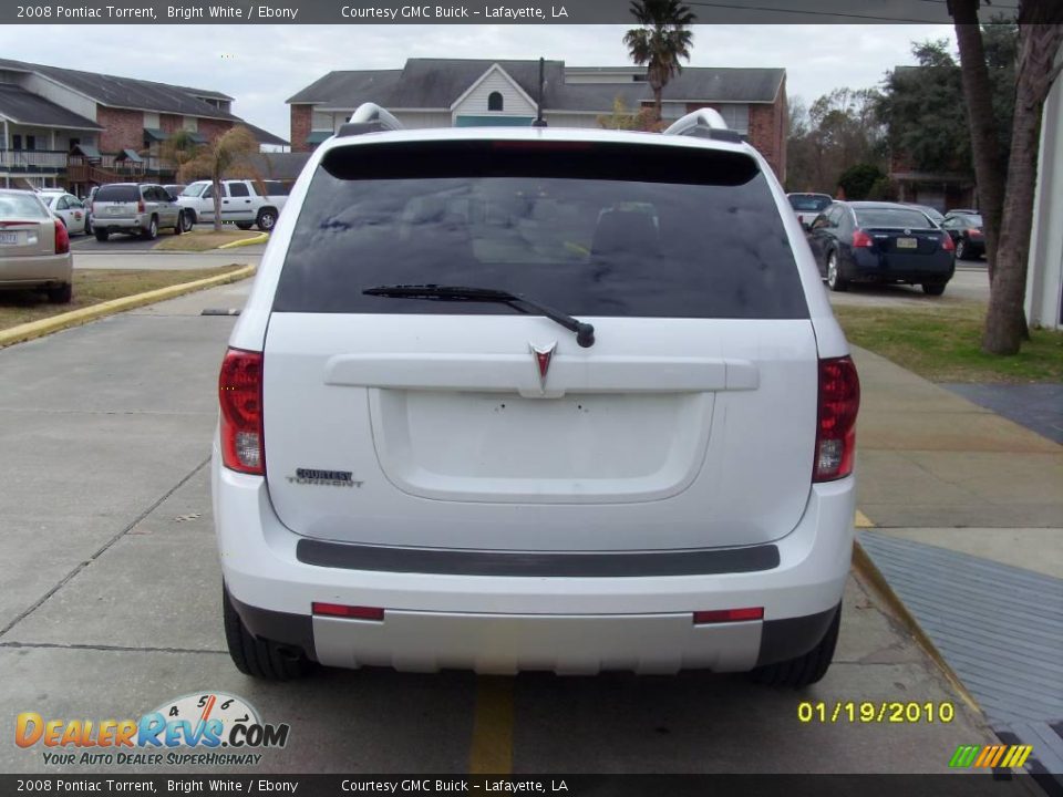 2008 Pontiac Torrent Bright White / Ebony Photo #2