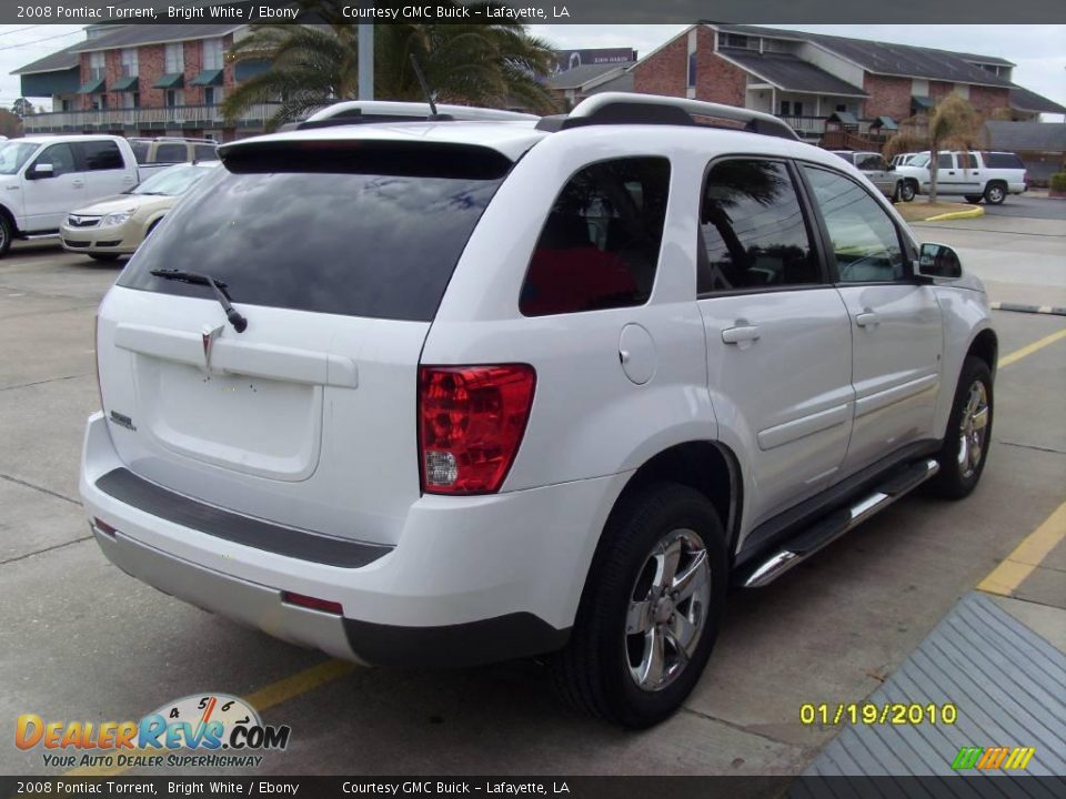 2008 Pontiac Torrent Bright White / Ebony Photo #4