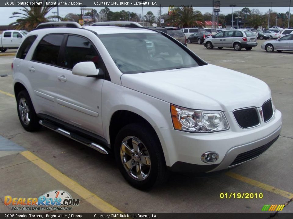 2008 Pontiac Torrent Bright White / Ebony Photo #5
