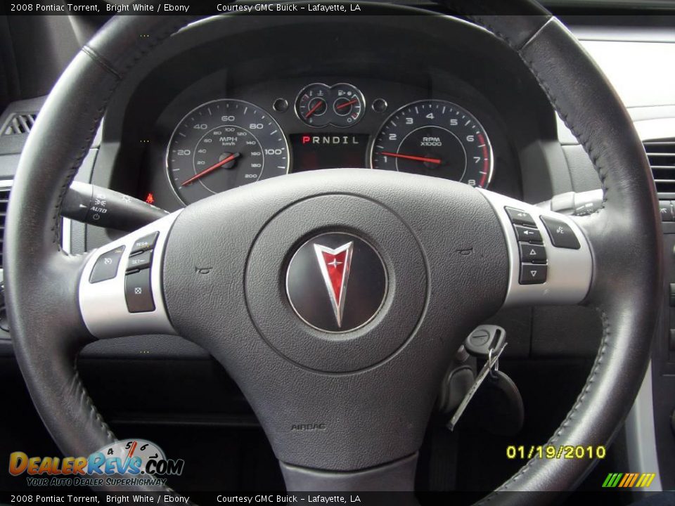 2008 Pontiac Torrent Bright White / Ebony Photo #7