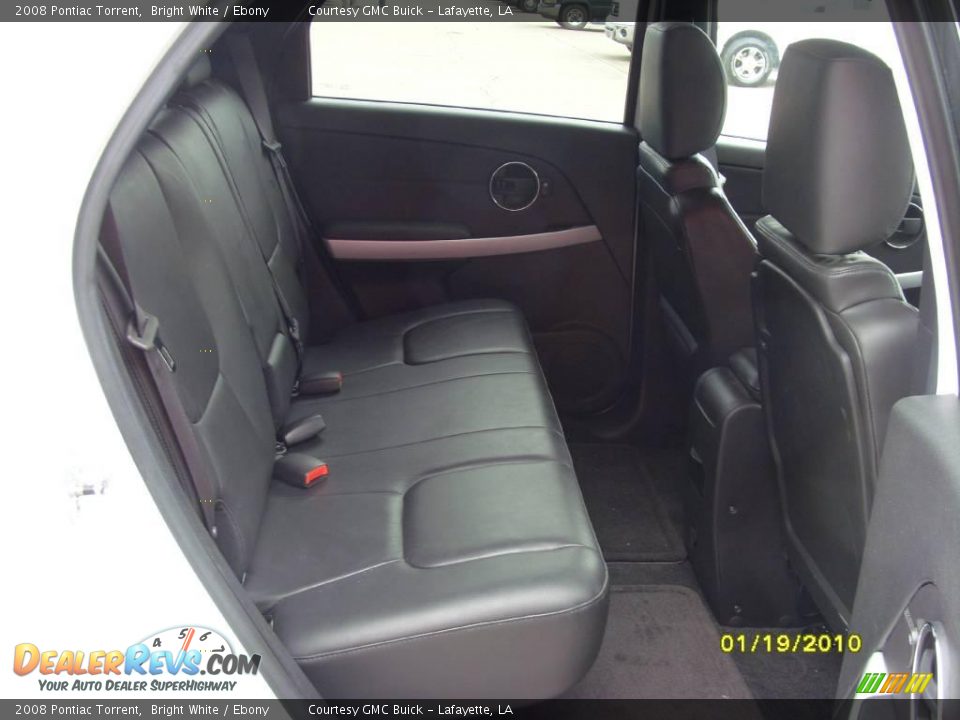 2008 Pontiac Torrent Bright White / Ebony Photo #10