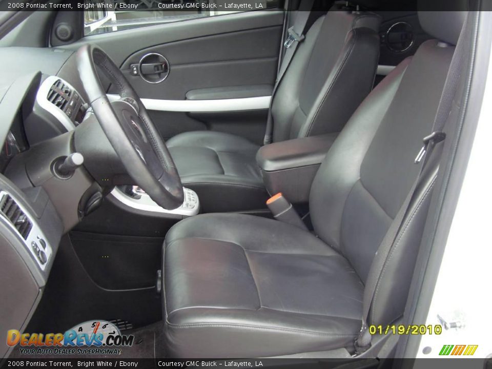 2008 Pontiac Torrent Bright White / Ebony Photo #11