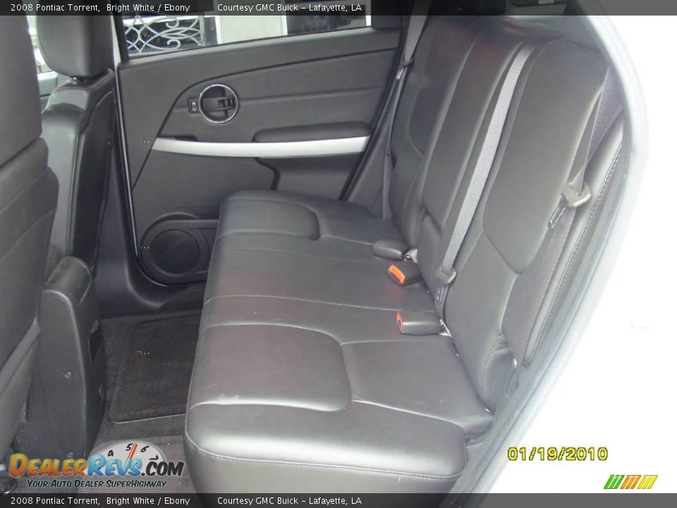 2008 Pontiac Torrent Bright White / Ebony Photo #12